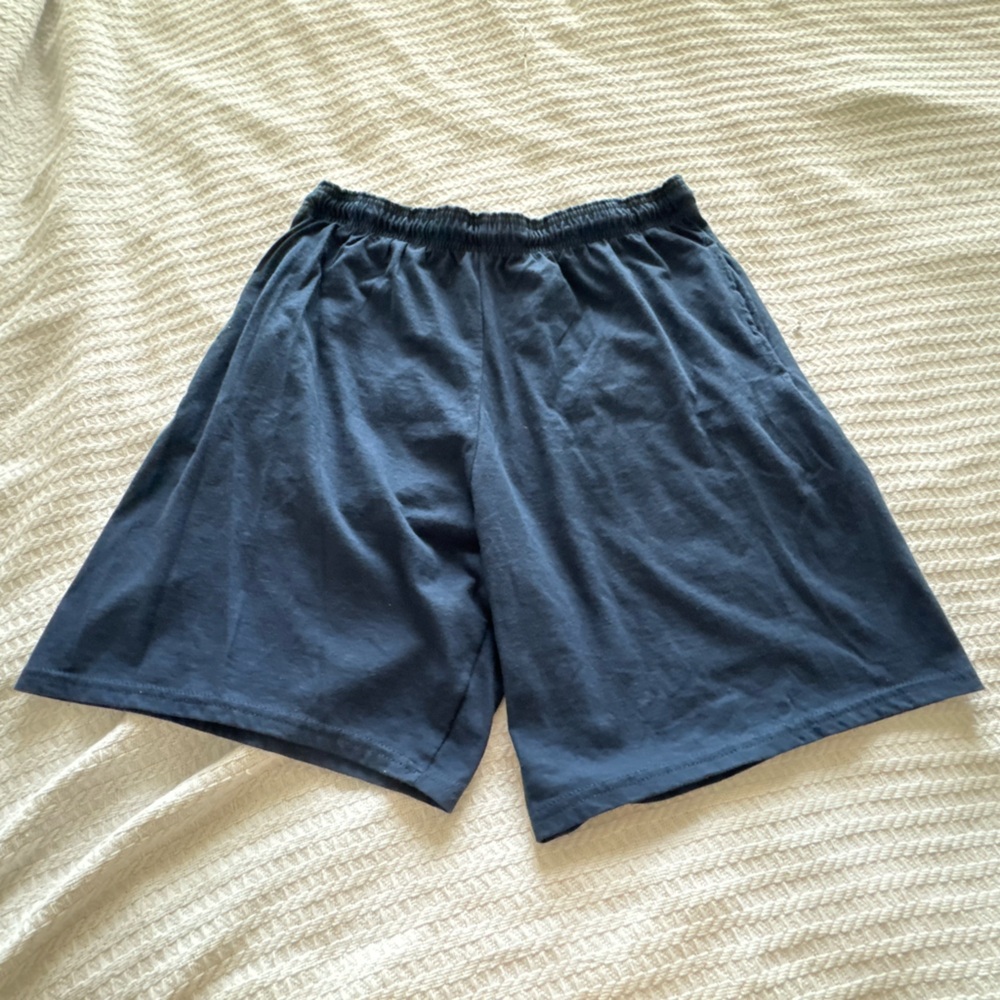 Casual Navy Blue Shorts